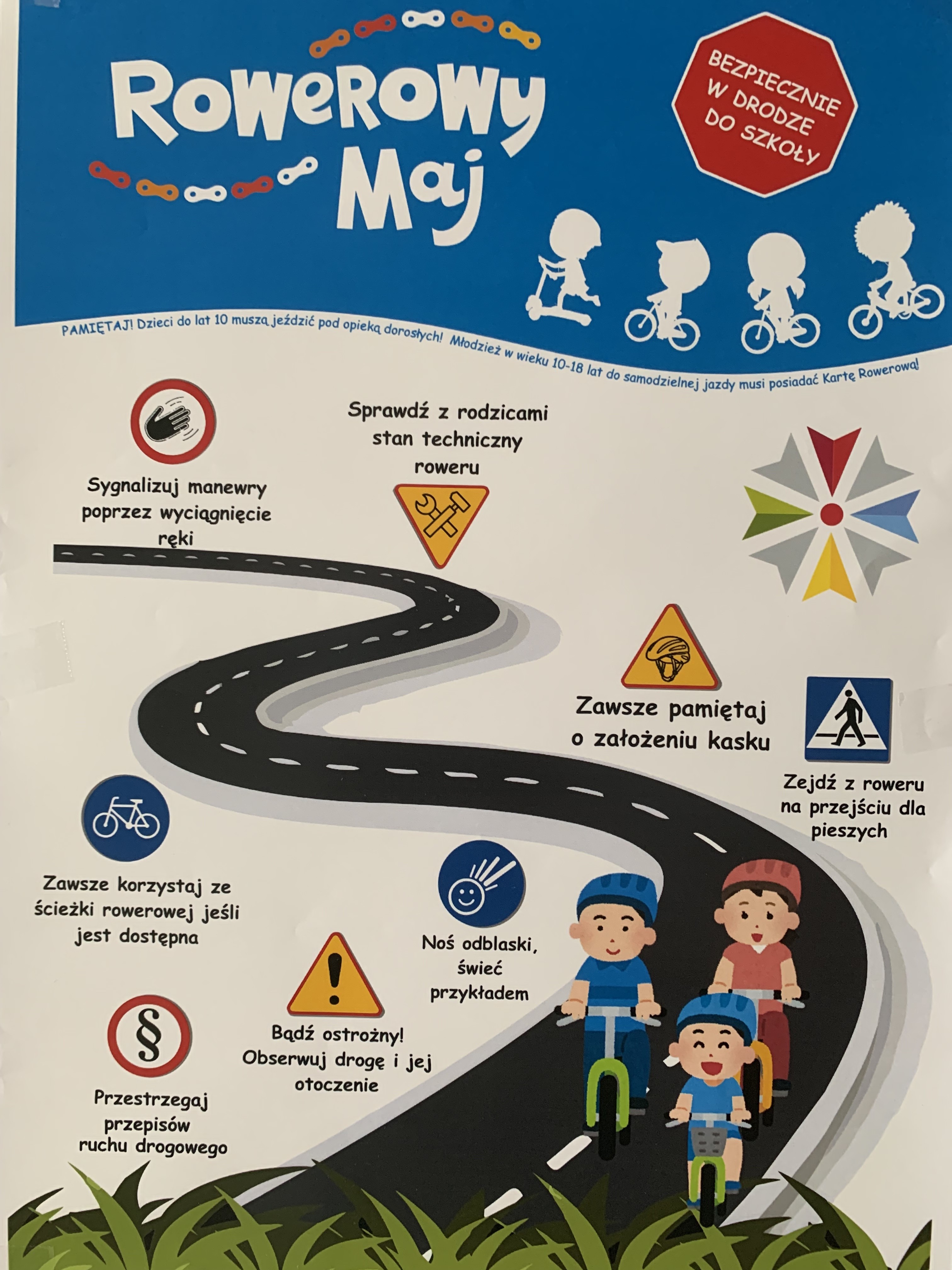 plakat akcji Rowerowy Maj
